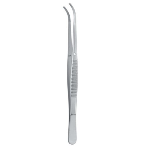 Penseta anatomiczna ząbkowana Semken zagięta 125mm