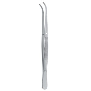 Penseta anatomiczna ząbkowana Semken zagięta 150mm