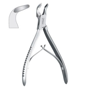 Odgryzacz Blumenthal zagięty pod kątem 90° 145mm