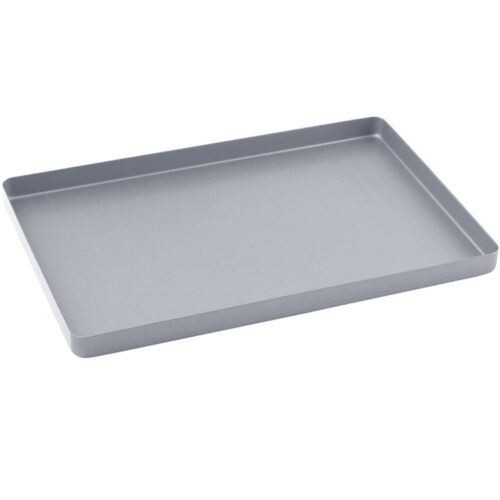 Tacka aluminiowa nieperforowana Maxi 284x183x17mm srebrna