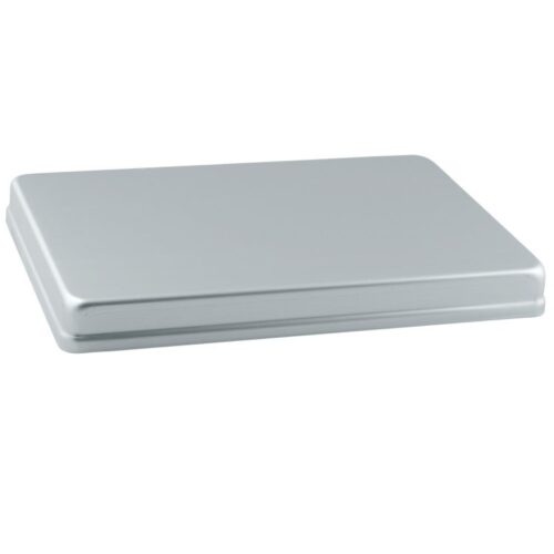Przykrywka aluminiowa nieperforowana Maxi srebrna 288x187x29mm