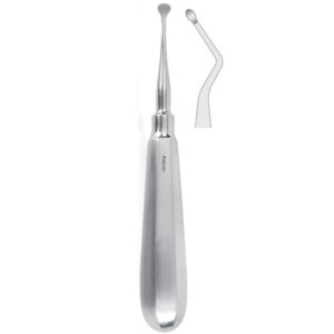 Łyżeczka zębodołowa Molt 3.5mm fig. 6 165mm
