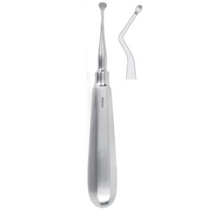 Łyżeczka zębodołowa Molt 3.5mm fig. 5 165mm