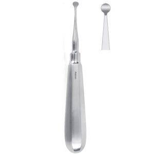 Łyżeczka zębodołowa Molt fig. 7.0mm 4 165mm
