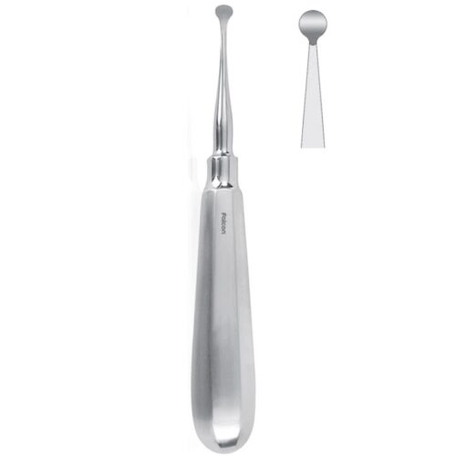 Łyżeczka zębodołowa Molt fig. 7.0mm 4 165mm