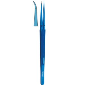 Penseta mikro anatomiczna tytanowa zagięta 180mm