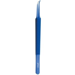 Penseta mikro chirurgiczna tytanowa zagięta 1x2 ząbki, 150mm