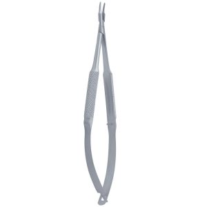 Igłotrzymacz mikro Barraquer gładki zagięty 110mm