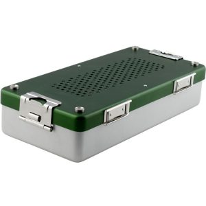 Kontener Mini perforowana pokrywa+perforowana wanna 285x135x60mm zielony