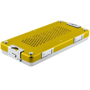 Kontener Mini perforowana pokrywa+nieperforowana wanna 285x135x35mm złoty