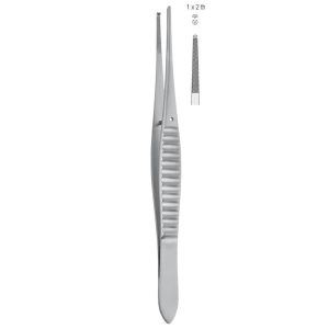 Penseta chirurgiczna Gillies 1x2 ząbki 150mm