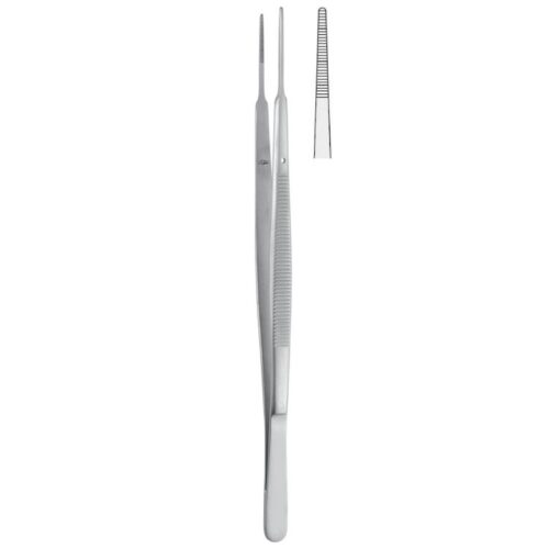 Penseta anatomiczna ząbkowana Gerald prosta 175mm