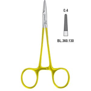 Falcon-Grip Igłotrzymacz Halsey dla leworęcznych 130mm węglik spiekany