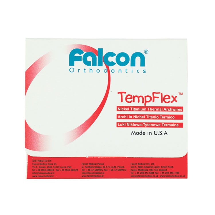 TempFlex Łuki NiTi Termalne Euro-Form prostokątne dół (10 szt.)