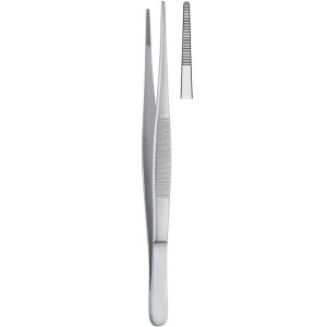 Penseta anatomiczna ząbkowana Falcon wąska 130mm