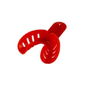 Jednorazowa Ortodontyczna łyżka wyciskowa dolna fig. 1 roz. XXS (czerwona), 10 szt.