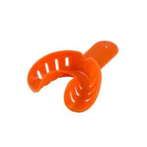 Jednorazowa Ortodontyczna łyżka wyciskowa dolna fig. 2, roz. XS (pomarańczowa), 10 szt.