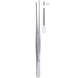 Penseta chirurgiczna Brophy prosta 1x2 ząbki 200mm