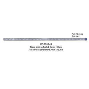 Paski separacyjne jednostronne perforowane 4mm 150mm (6 szt.)