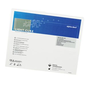 Alpha-Dent® Zestaw kleju światłoutwardzalnego do zamków (4x3.5g strzykawki aktywator 7ml i akcesoria)