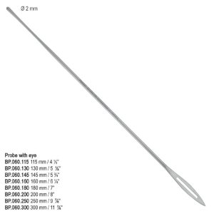 Zgłębnik główkowy z oczkiem stal nierdzewna 115mm