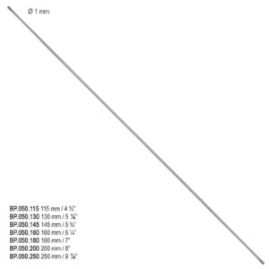 Zgłębnik główkowy dwustronny 1mm/145mm