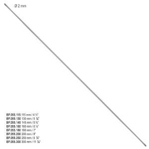 Zgłębnik główkowy dwustronny 2mm/160mm