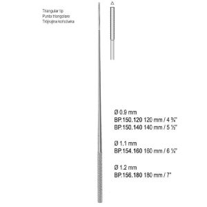 Aplikator do waty Farrel trójkątna końcówka 1.2mm/180mm