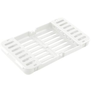 Kasetka plastikowa, możliwość sterylizacji w autoklawie 136°C biała 185 x 100 x 20 mm