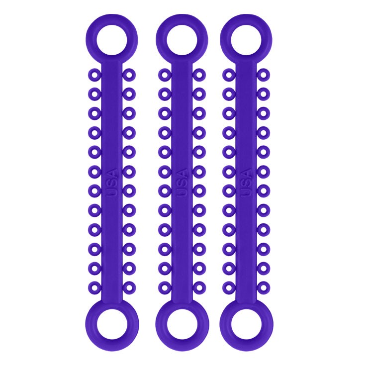 ElastoMax ligatury, bez lateksu, purpurowe (1008 szt.)