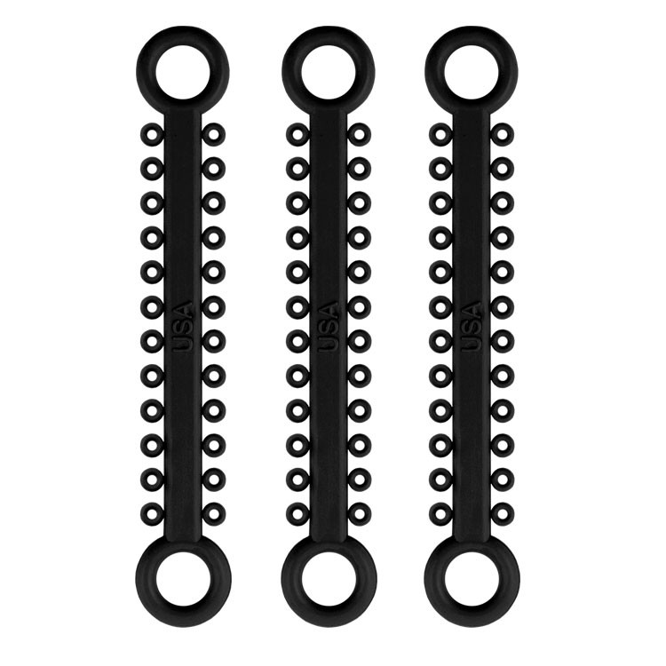ElastoMax ligatury, bez lateksu, czarne (1008 szt.)