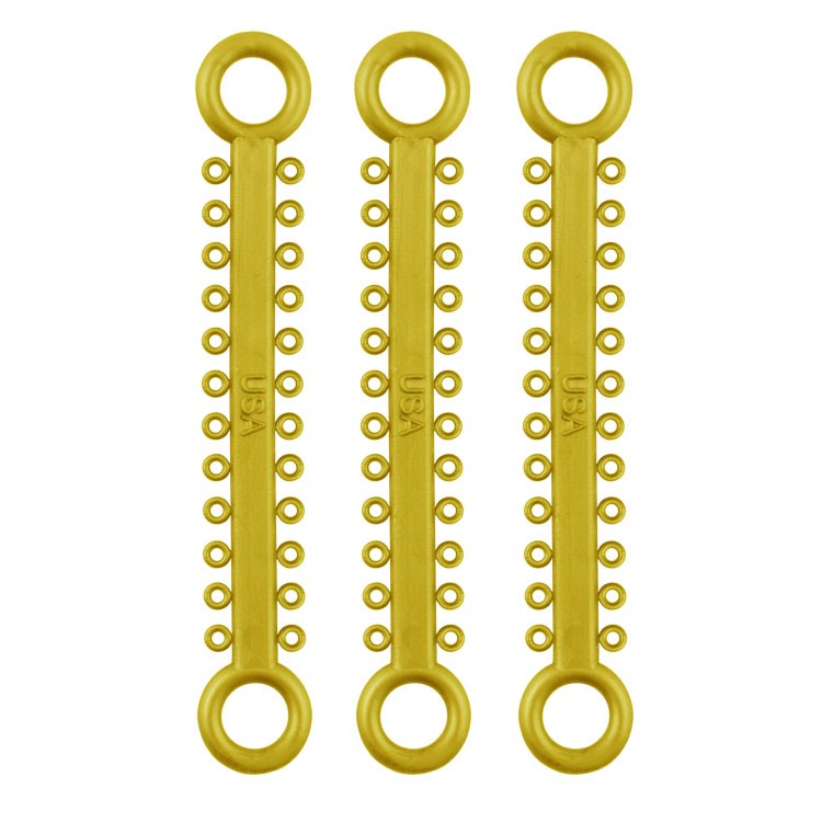 ElastoMax ligatury, bez lateksu, złoty metalik (1008 szt.)