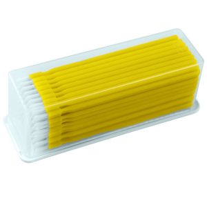 Pędzelki do bondingu żółte (Opak. 100 szt.)