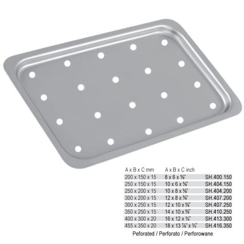 Tacka Mayo perforowana 200x150x15mm
