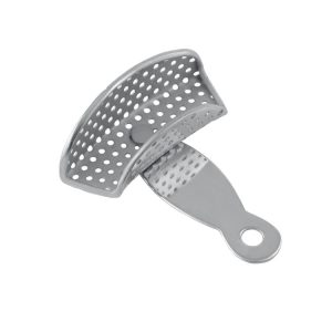 Łyżka wyciskowa perforowana połówkowa z zawiasem fig.99