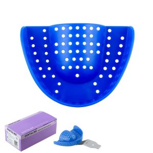 DENTALINE Jednorazowa łyżka wyciskowa niebieska regular górna roz M ig. 13 (25 szt.)
