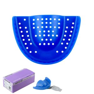 DENTALINE Jednorazowa łyżka wyciskowa niebieska regular górna roz L fig. 11 (25 szt.)
