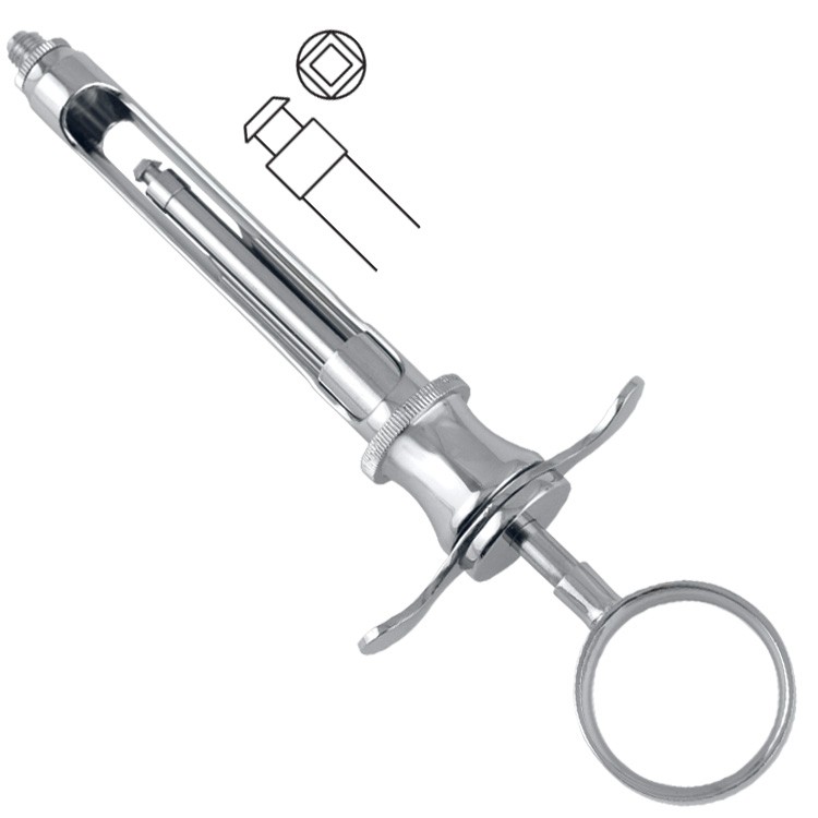 Brass-Series Strzykawka z aspiracją ręczną P-Ject 1.8ml.