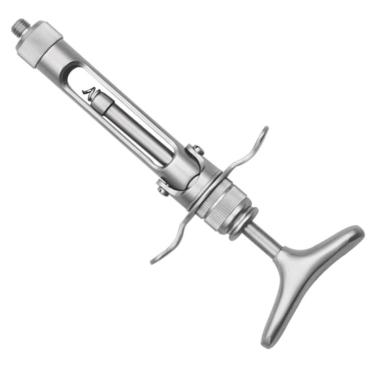 SS-2000 Strzykawka z aspiracją ręczną typ Łamana uchwyt w kształcie T 18ml.