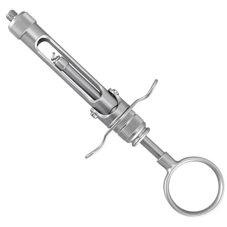 SS-2000 Strzykawka z aspiracją ręczną typ Łamana uchwyt pierścieniowy 18ml.