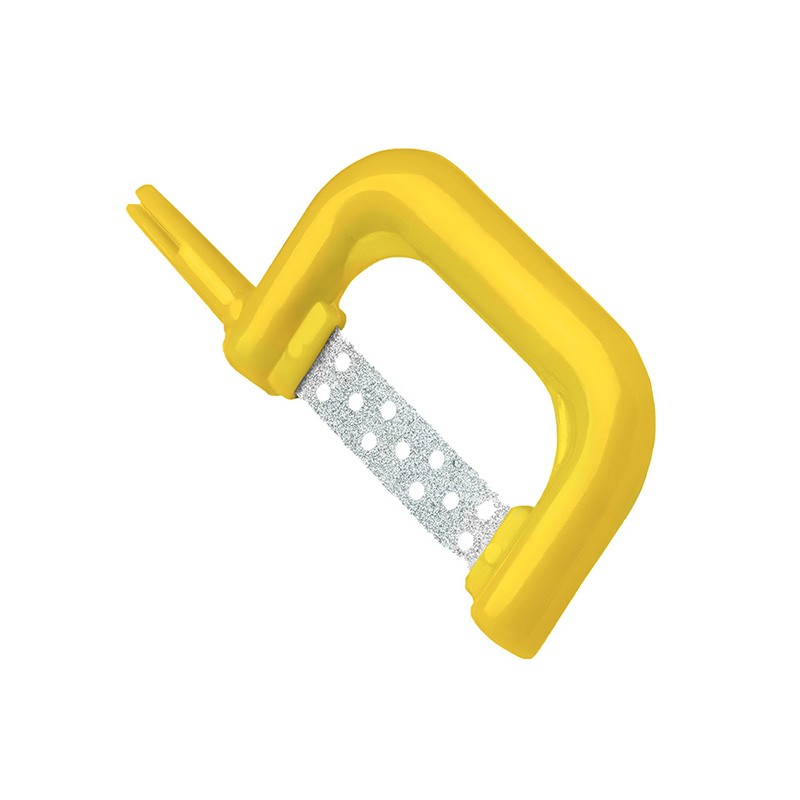 Pasek separacyjny, nasyp bardzo drobny, żółty