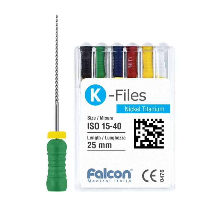 Pilniki NiTi typu K 31mm (6 szt.)