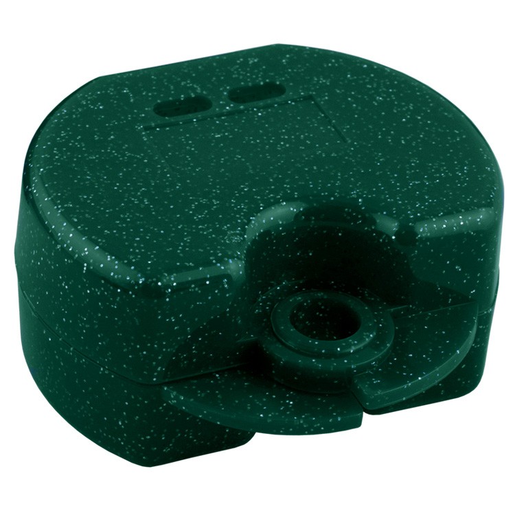 Pudełko ortodontyczne Euro Maxi Metallic zielony, 38 x 76 x 64mm (Opak. 10 szt.)