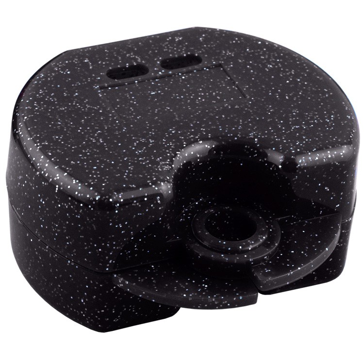 Pudełko ortodontyczne Euro Maxi Metallic czarny, 38 x 76 x 64mm (Opak. 10 szt.)