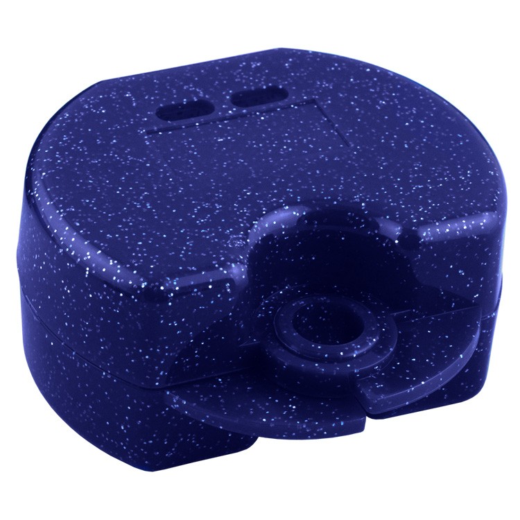 Pudełko ortodontyczne Euro Maxi Metallic niebieski, 38 x 76 x 64mm (Opak. 10 szt.)