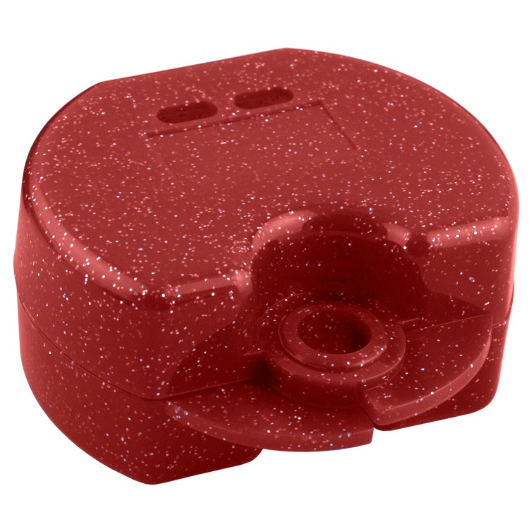 Pudełko ortodontyczne Euro Maxi Metallic czerwony, 38 x 76 x 64mm (Opak. 10 szt.)