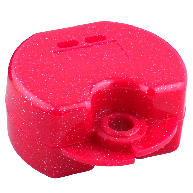 Pudełko ortodontyczne Euro Maxi fluoroscencyjny różowy, 38 x 76 x 64mm (Opak. 10 szt.)