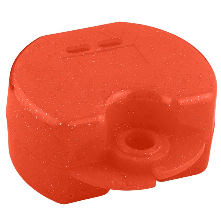 Pudełko ortodontyczne Euro Maxi fluoroscencyjny pomarańczowy, 38 x 76 x 64mm (Opak. 10 szt.)