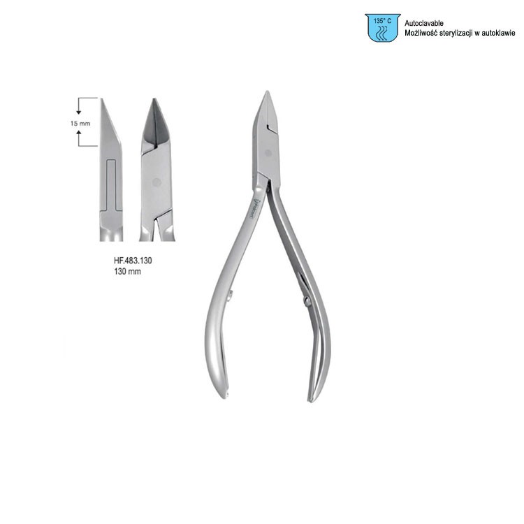 Cążki do wrośniętych paznokci 130mm fig 3