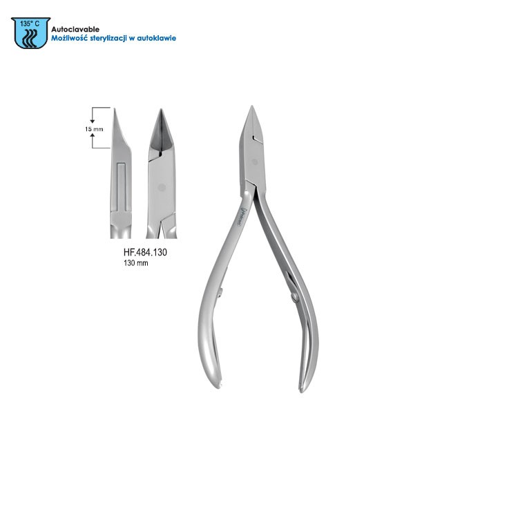 Cążki do wrośniętych paznokci 130mm fig 4